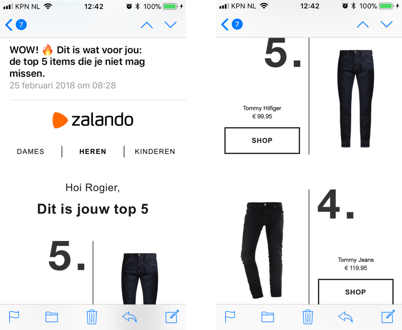 Personalisatie – de manier om klanten écht te bereiken 3 zalando